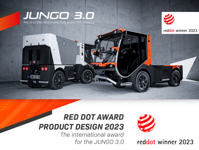 Jungo winner of the Red Dot Award "Product Design 2023"